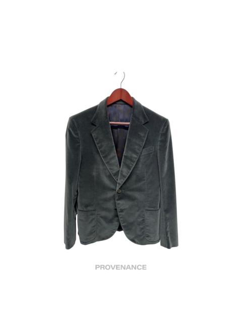 Gucci Jacket Coat Blazer - Velour Deep Green Notch 38 48