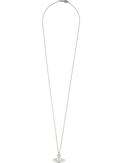 VIVIENNE WESTWOOD THIN NECKLACE WITH ORB PENDANT