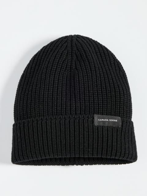 Canada Goose Rib Toque Wordmark Beanie