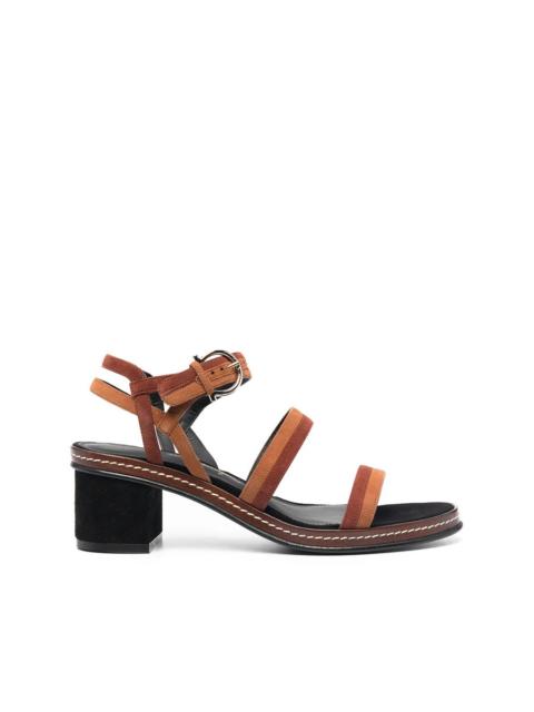 FERRAGAMO Ferragamo Two-Tone Leather Sandals