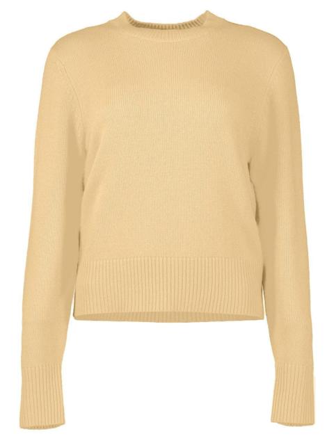 Allude Long Sleeve Sweater - Macadamia