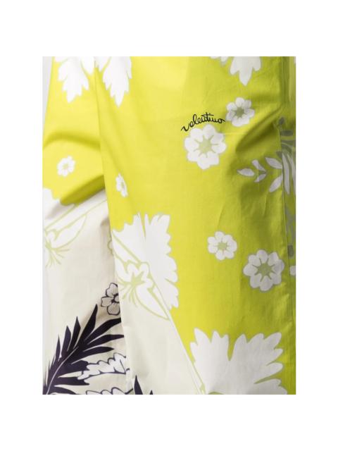 Valentino Valentino Garavani Floral-Print Trousers
