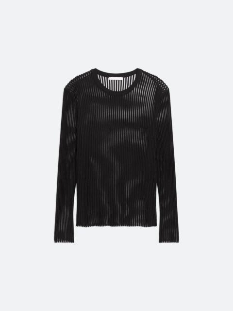 Helmut Lang SPACED SHEER CREWNECK