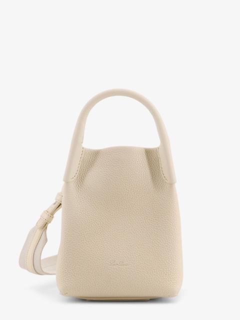 Loro Piana Women Bale Micro Leather Bucket Bag