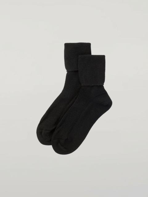 Johnstons of Elgin Women's Black Cashmere Socks