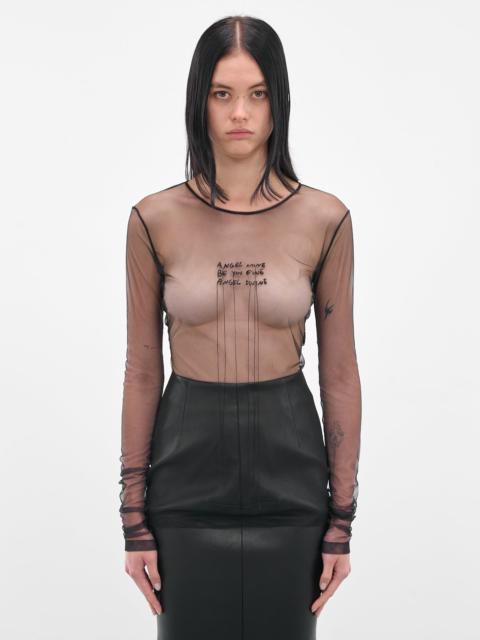 Ann Demeulemeester Fiene 'Angel Divine' Sheer Tee