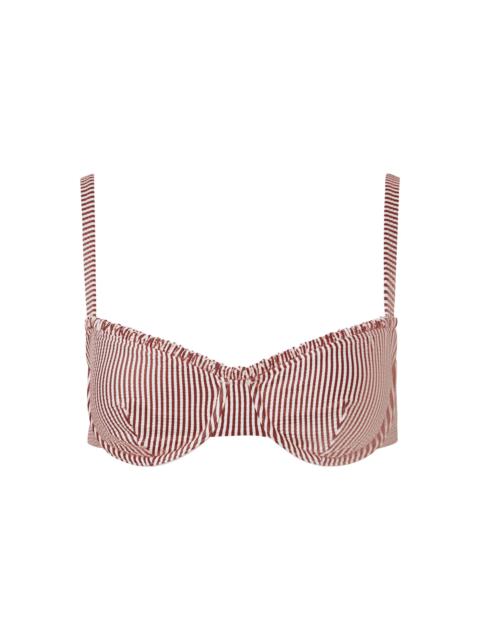 onia Marilyn Bikini Top red