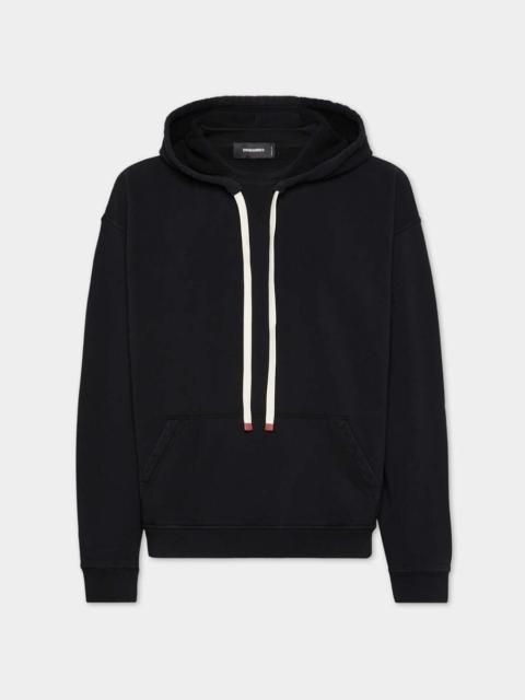 DSQUARED2 RELAX FIT LOGO DRAWSTRING HOODIE