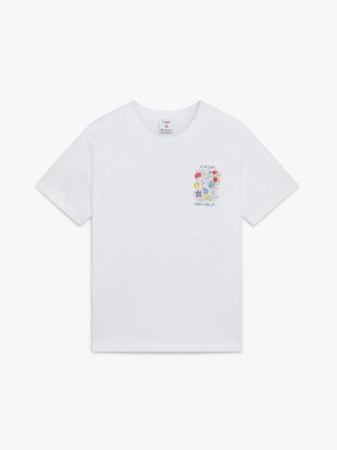 CASABLANCA White Graffiti Short Sleeve T-Shirt | Casablanca Paris