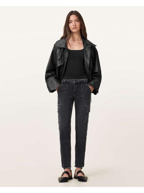 ALLSAINTS DURAN SKINNY DENIM CARGO JEANS