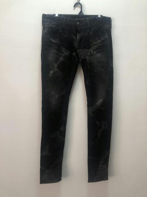 Other Designers VANQUISH Denim Pants Black By Japan Slim Fit Scretch Paint