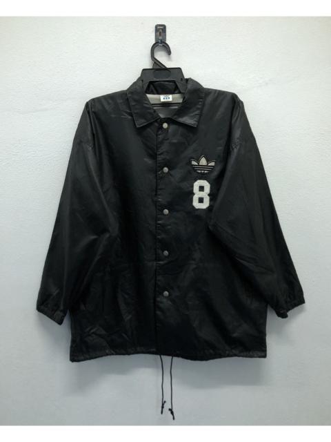 Vintage Adidas Trefoil Coach Jacket Black Size 86-3 (JASPO)