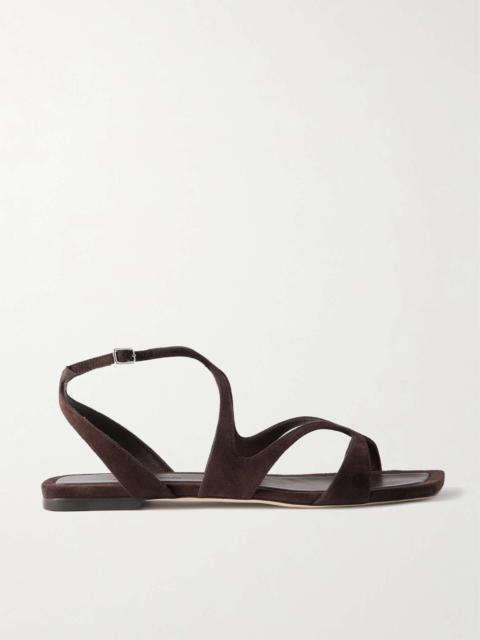 Ayla suede sandals Chocolate