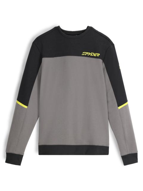 SPYDER Mens Speed Fleece Crew Jacket - Storm