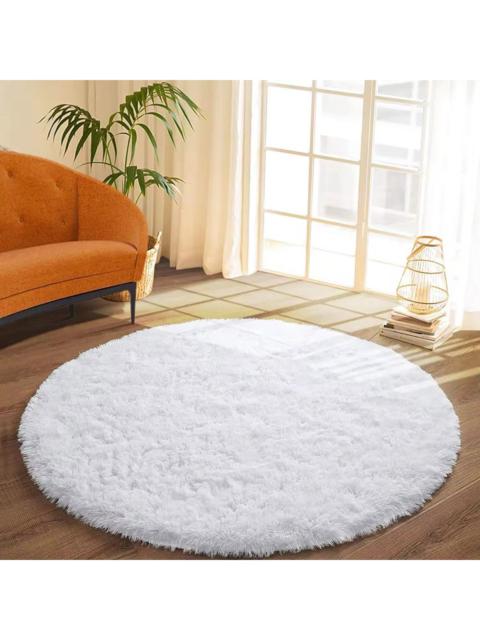 Handmade - Round Thick Carpet Fluffy Soft Rugs