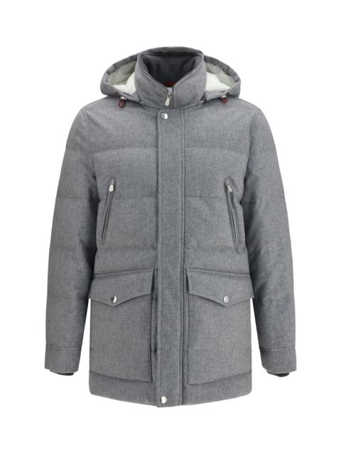 Brunello Cucinelli Brunello Cucinelli Cashmere Down Jacket Grey Men
