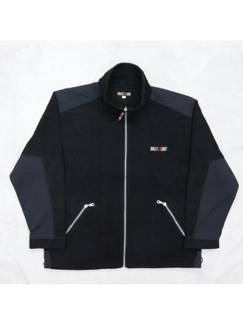 Other Designers Vintage 90s MITSUBISHI RALLIART Mini Logo Bomber Polar Fleece Jacket
