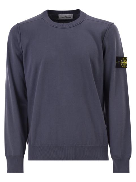 Stone Island Stone Island Men Crew Neck Jumper With Small Lapel