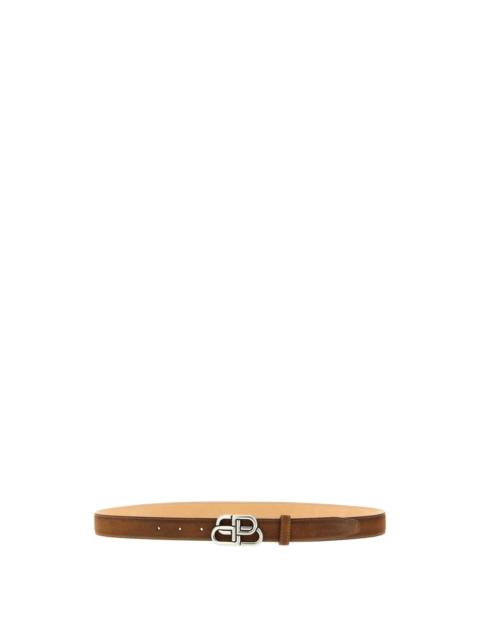 BALENCIAGA BALENCIAGA Women's BB Brown Suede Belt New & Authentic (Wome