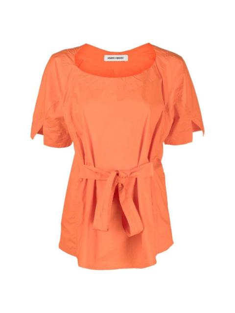 HENRIK VIBSKOV RENEE BLOUSE - FLAME ORANGE