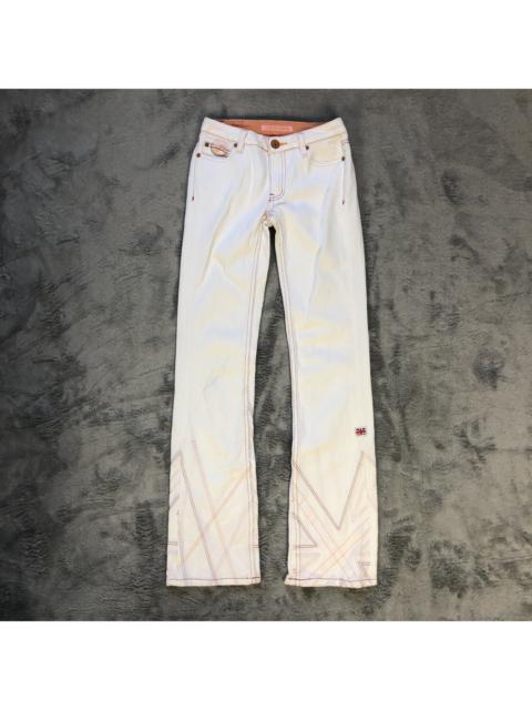 Other Designers FLARE PEPE JEANS LONDON WHITE JEANS #5979-216