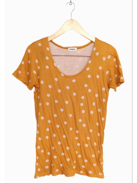 ISSEY MIYAKE Vintage Plantation Issey Miyake polkadot women t shirt