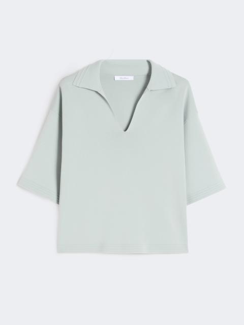 Max Mara Viscose crêpe yarn jumper - SAGE GREEN