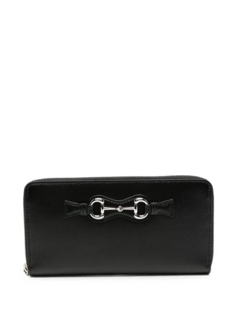 GUCCI Gucci Women Horsebit Zip Around Wallet
