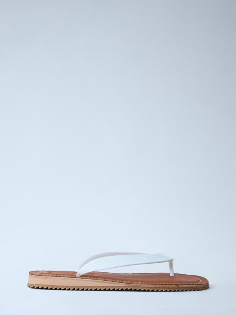 Miu Miu Leather Sole Flip-Flops