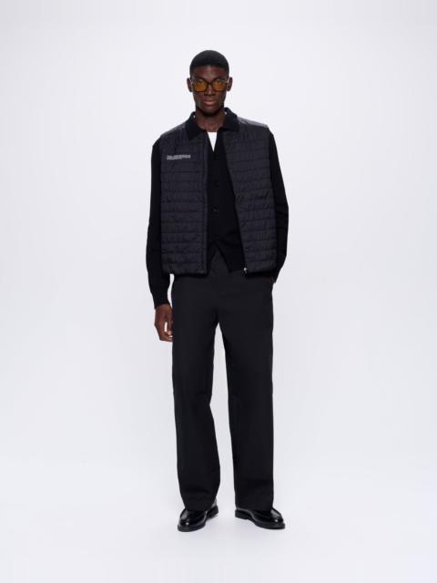 PANGAIA Mens Flower-Warmth Lite Gilet - Black