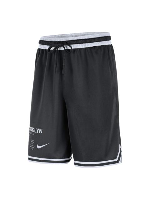 Nike Nike NBA Brooklyn Nets Courtside Dri-FIT Basketball Sports Shorts Black CV5529-010