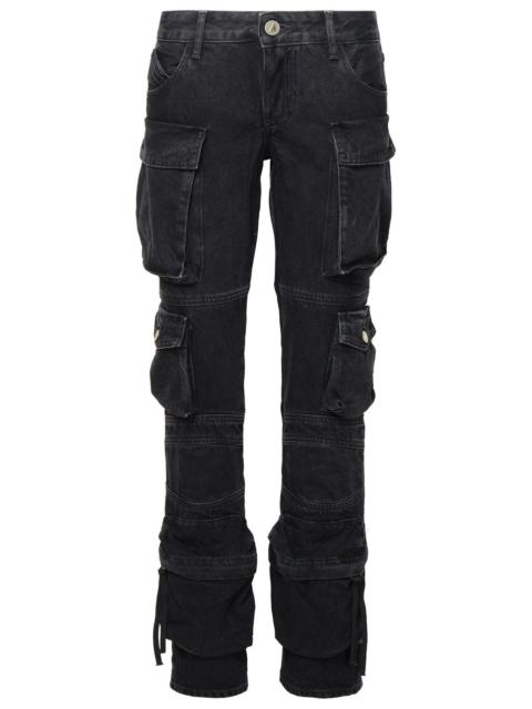THE ATTICO The Attico Essie Black Cotton Jeans
