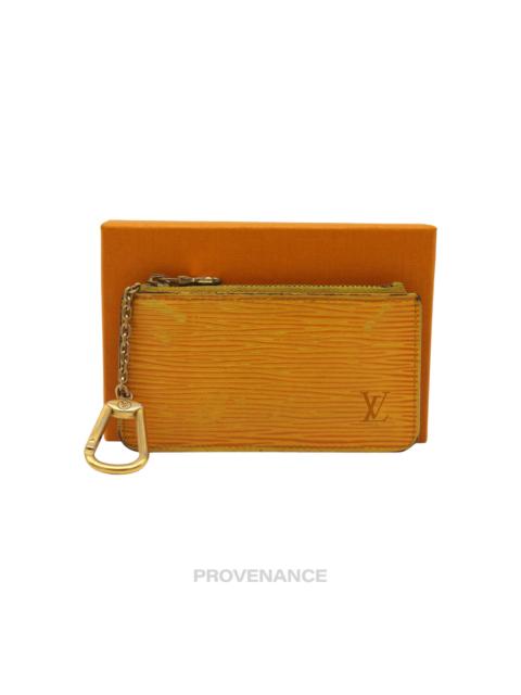Louis Vuitton Louis Vuitton Key Pouch Cles - Tassil Yellow Epi Leather