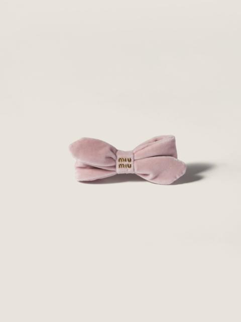 Miu Miu Velvet hair clip