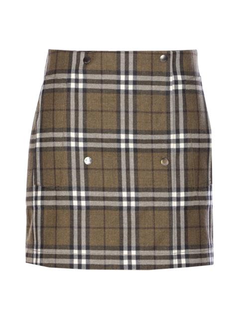 Burberry Trench Check Skirt