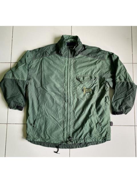 Other Designers Vintage - Vision street wear Shell Nylon Oversized Green jackets