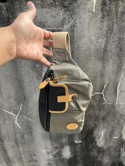 Vintage - c.p company waist bag leather
