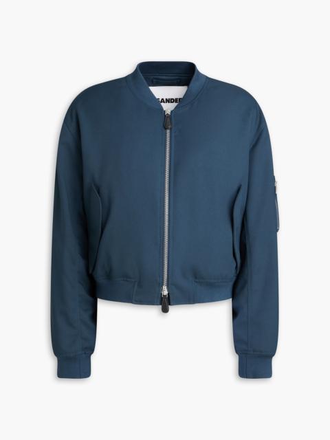 Jil Sander Twill bomber jacket