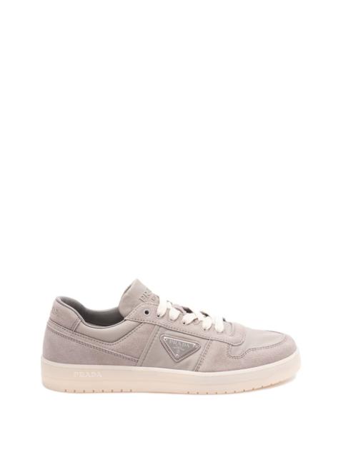 Prada Prada Men `Downtown` Suede And Nylon Sneakers