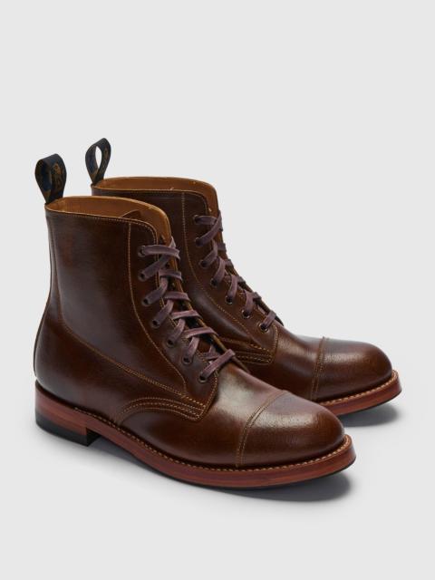 JOHN LOFGREN Montgomery Boot in Horween SHF Horsehide Havana