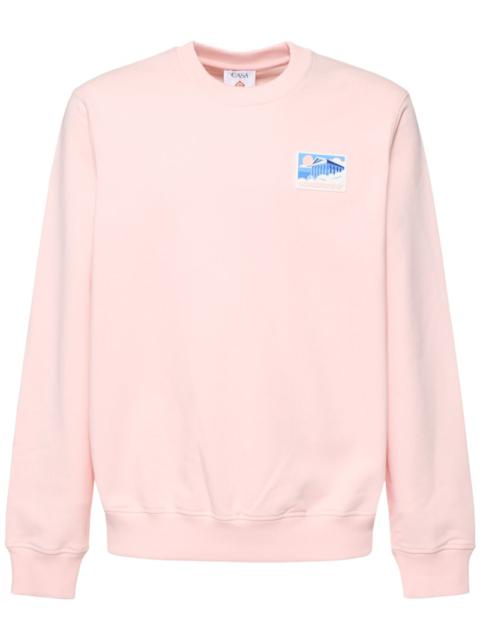 Greek Temple patch sweatshirt
