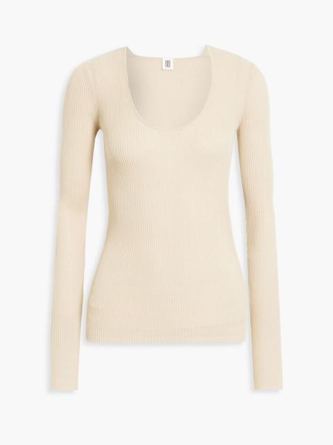 BY MALENE BIRGER Rinah ribbed TENCEL™ Lyocell sweater