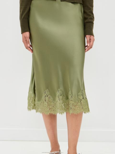 Reformation Carolina Silk Skirt