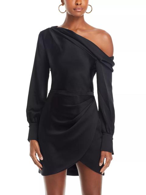 SIMKHAI Cameron One Shoulder Mini Dress
