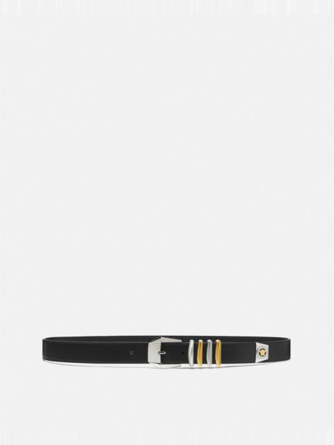VERSACE Medusa Heritage Leather Belt 3 cm