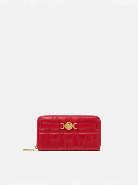 VERSACE Medusa '95 Quilted Long Wallet