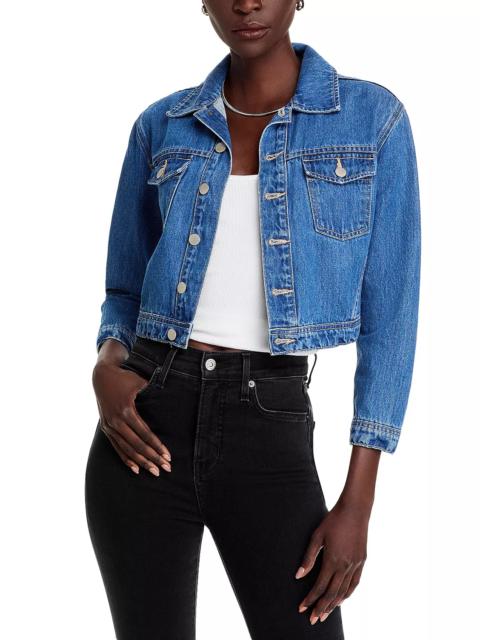L'AGENCE Koda Cropped Denim Jacket