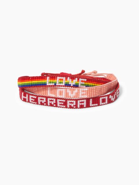 CAROLINA HERRERA Carolina Herrera x UBUNTU Rainbow Bracelets