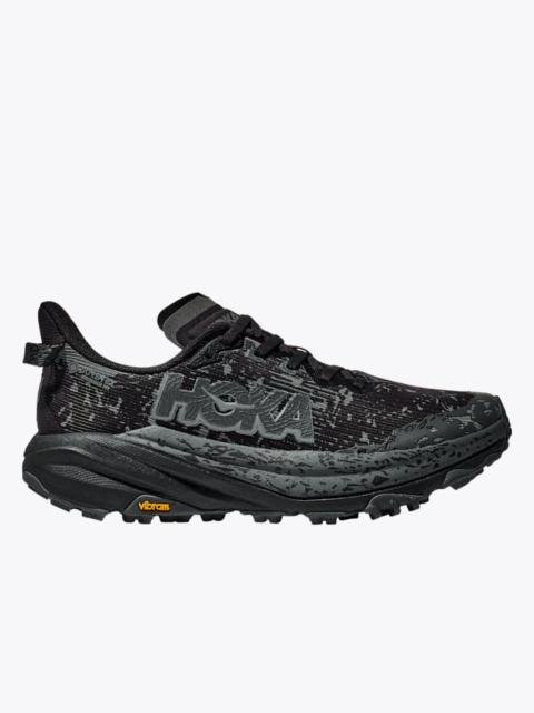 HOKA Women's Speedgoat 6 GTX Shoes in Black/Outer Orbit