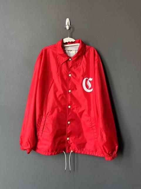 CELINE Celine red jacket with Sanskrit logo